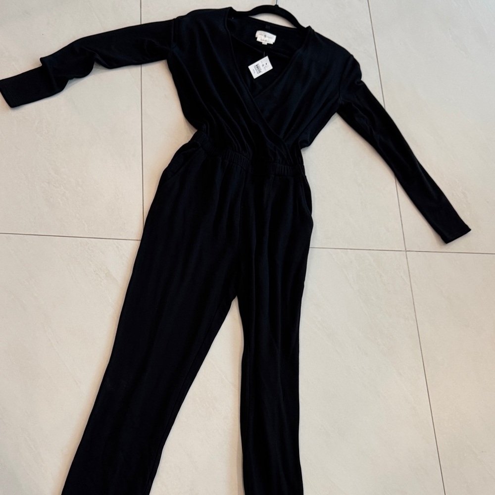 Lou & Grey Classic Black Jumpsuit